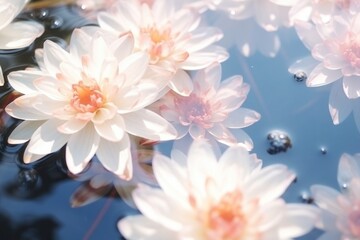 Summer flowers backgrounds outdoors blossom.