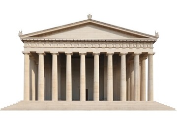 Fototapeta premium Greece architecture building column.