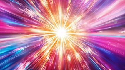 A Vibrant Abstract Light Speed Background Perfect for Futuristic Themes in Design and Digital Media Usage