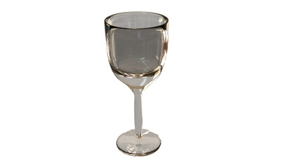 glass of wine empty