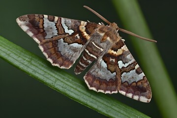 Silver-Y moth (Autographa gamma) Generative AI