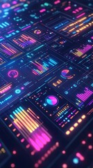 Obraz premium Metrics in the Matrix, Digital Marketing Analytics