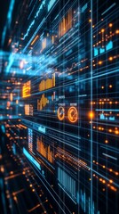Obraz premium Metrics in the Matrix, Digital Marketing Analytics