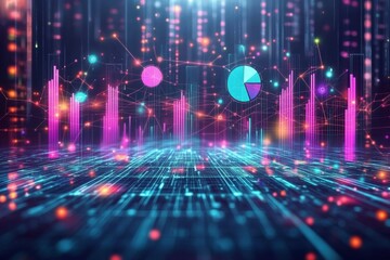 Obraz premium Metrics in the Matrix, Digital Marketing Analytics