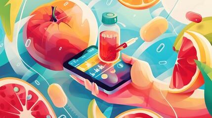 Healthy Mobile Apps and Devices for Wellness and Nutrition