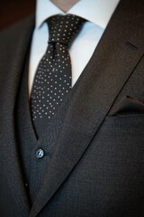 Men business suit with a classic cut, ideal for corporate and formal settings