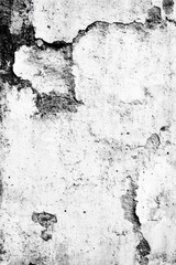 Obraz premium A close-up shot of a cracked wall in monochrome tones