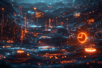 Obraz premium Visualizing the Numbers, Digital Marketing Analytics