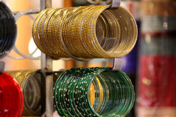 Obraz premium Designer bangles for wedding all colors huge collection