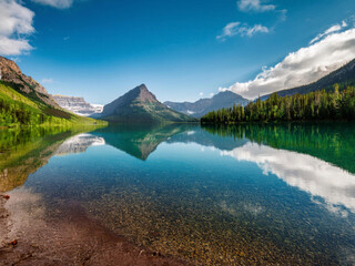 lake in the mountains