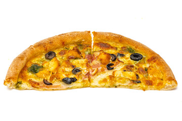 Italian pizza with olives
