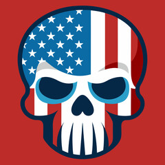 skull and sunglasses