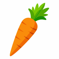 carrot isolated on white