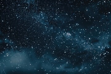 Fototapeta premium A dark blue night sky filled with many stars