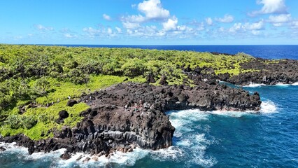view of the sea from the sea