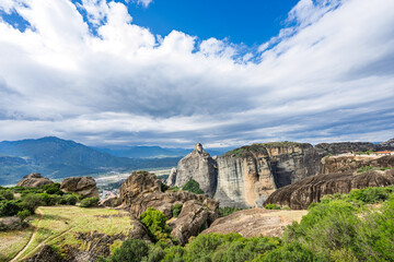 Meteora landscape in Greece