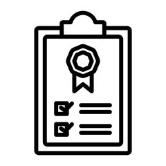 Quality Assurance Outline Icon