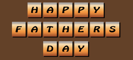 Happy Father’s Day Calligraphy design vector , Father’s Day