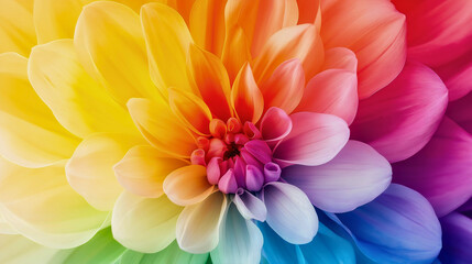 Vivid flower colorful spectrum, radiant rainbow wallpaper rgb tint, dazzling vibrant hue cmyk design, luminous bright prismatic, iridescent kaleidoscopic chromatic