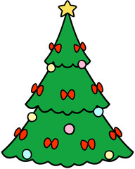 decorated christmas tree