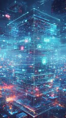 Fototapeta premium Interface in Motion, Digital Product Design and User Experience UX