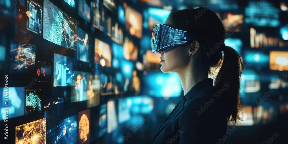 Poster A futuristic knowledge management system enhanced by AI search capabilities, streamlining access to information and resources.