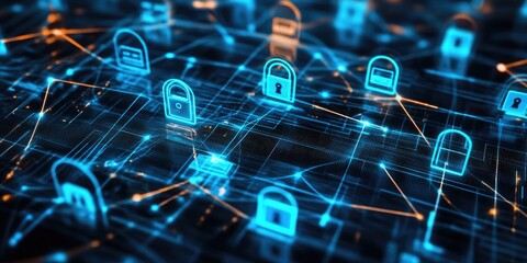 Security protocols framework featuring encrypted communication, secure data transfer, and compliance measures.