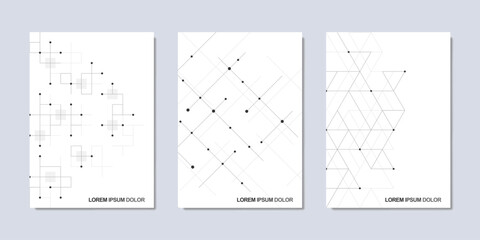 Creative idea of modern design with abstract geometric background. Minimalistic vector texture with polygonal pattern. Template for cover brochure, layout, flyer, book, banner
