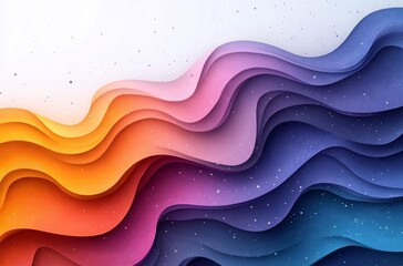 Obraz premium Painting color wave background image digital art, Modern Abstract, Geometric Shapes, Vibrant Colors, Colorful Background,