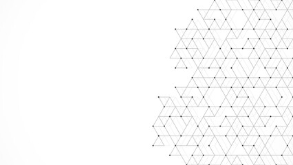 Creative idea of modern design with abstract geometric background. Minimalistic vector texture with linear pattern