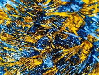 yellow and blue background