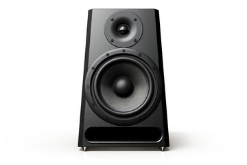 Obraz premium Loudspeaker loudspeaker electronics white background.