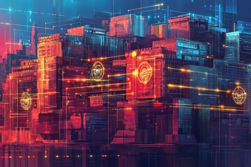 Obraz premium Cyber Diplomacy, Digital Diplomacy and International Relations