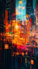 Fototapeta premium Cyber Diplomacy, Digital Diplomacy and International Relations