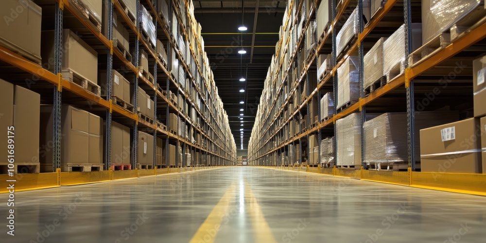 Leinwandbilder An advanced data archiving facility with automated systems ensuring efficient storage and retrieval of information.
