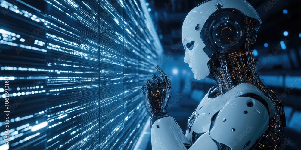 Leinwandbilder An advanced information retrieval platform with AI-powered search tools for quick, precise access to data.