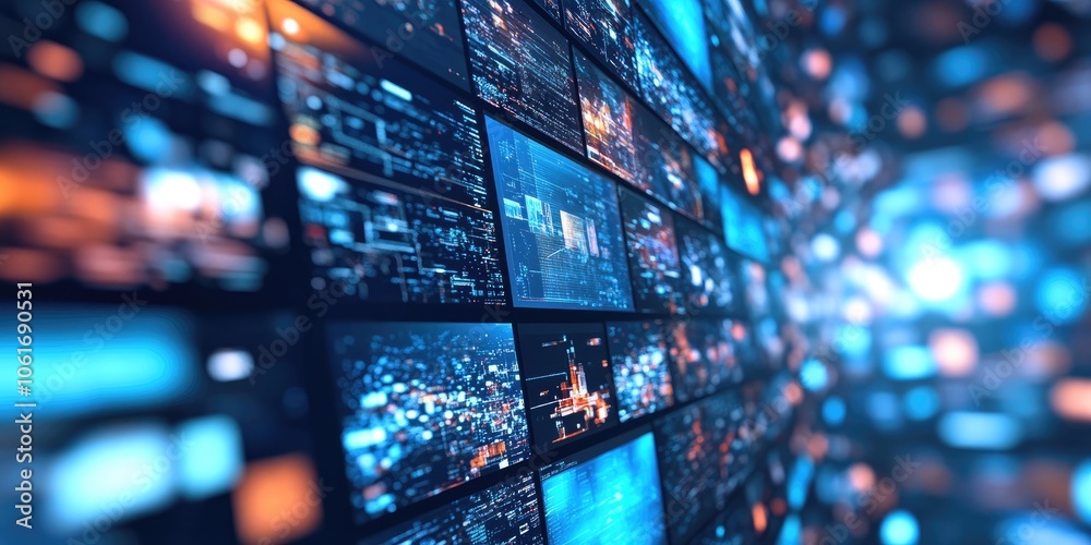 Poster A high-tech media content creation suite with advanced tools for seamless multimedia production.