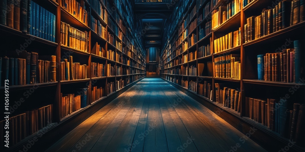 Aufkleber An innovative knowledge library featuring AI-enhanced search tools for quick access to resources.