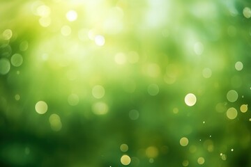 Fototapeta premium Green natural bokeh light backgrounds sunlight.
