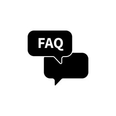 faq concept line icon. Simple element illustration. faq concept outline symbol design.