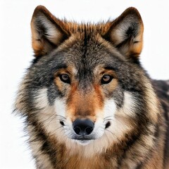 Obraz premium wolf isolated on white background