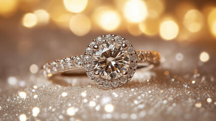 diamond ring with diamonds, rings on the table, diamond engagement ring, wedding ring, luxury jewelry