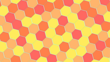 Abstract white background with hexagon and hexagonal background. Many hexagons white background