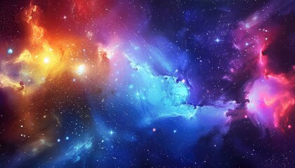 A Cosmic Landscape of Nebulas and Stars