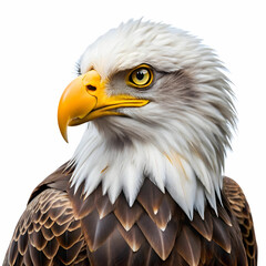 Obraz premium eagle bird in white background