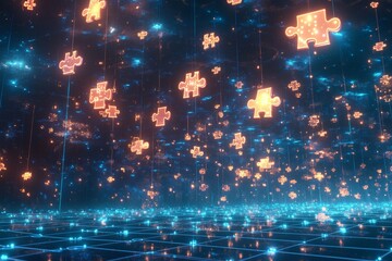 Obraz premium Tokenized Masterpiece, Digital Art and NFTs