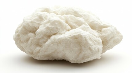 White Rock Formation Isolated On White Background