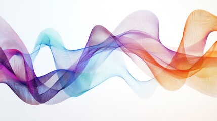 An intricate display of geometric shapes and flowing lines symbolizing quantum entanglement,