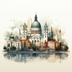 A Minimalistic View of Helsinki’s Skyline and Architecture