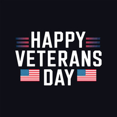 Happy veterans day t-shirt design